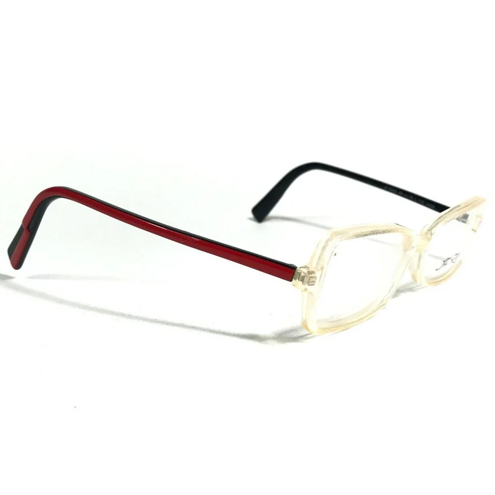 J.F. Rey Petite Eyeglasses Frames JF0932 1430 Black Red Clear Cat Eye 46-18-142